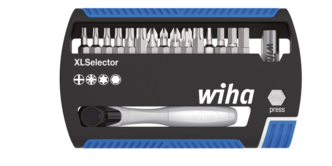 Wiha XLSelector Torsion, raznovrsni bitovi, sa 1/4 ključem za bitove, 17-kom. (7948-043)
