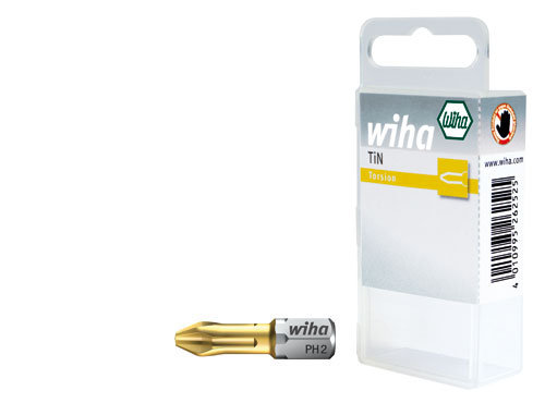Wiha Bitovi, krstasti PH, 25 mm, u plastičnoj kutiji (7011 TiN)