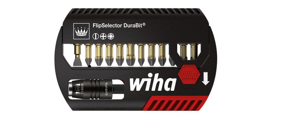 Wiha FlipSelector Komplet torzionih bitova Dura, razvrstan, 13 kom. (7947-0DR7)