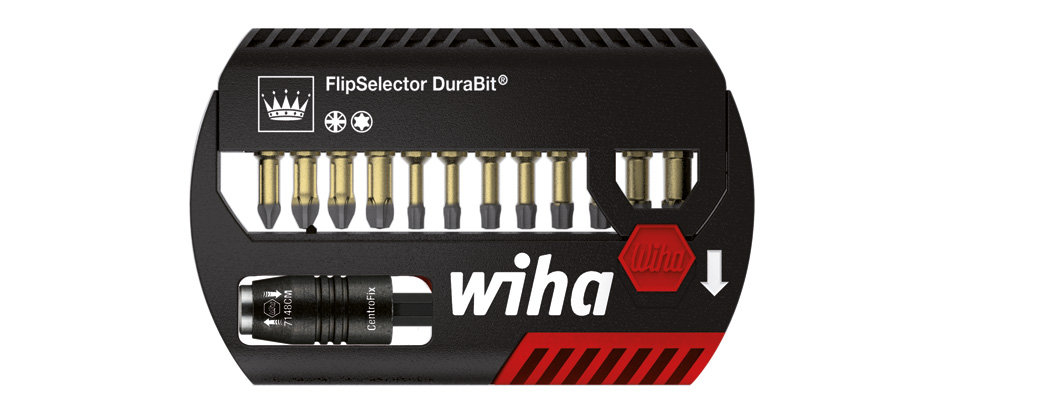 Wiha FlipSelector Komplet torzionih bitova Dura, razvrstan, 13 kom. (7947-9DR7)