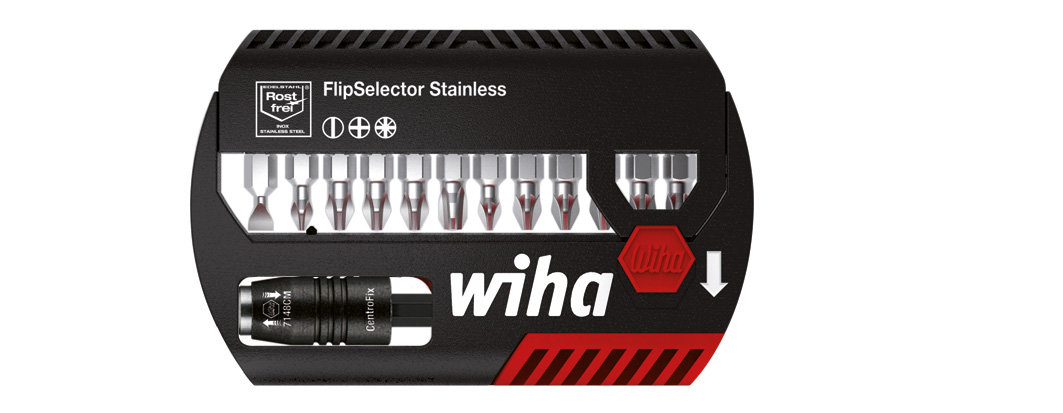 Wiha FlipSelector Komplet bitova od nerđajućeg čelika, razvrstan, 13 kom. (7947-0ST5)