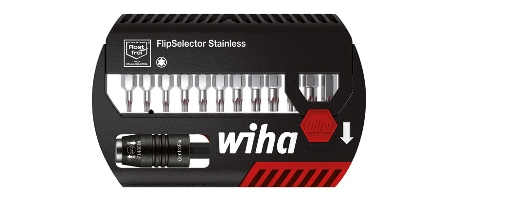 Wiha FlipSelector Komplet bitova od nerđajućeg čelika, razvrstan, 13 kom. (7947-5ST5)