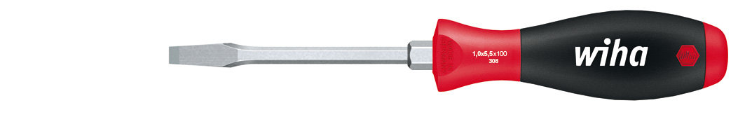 Wiha SoftFinish® Ravni odvijač (308) 3,5 x 75 mm