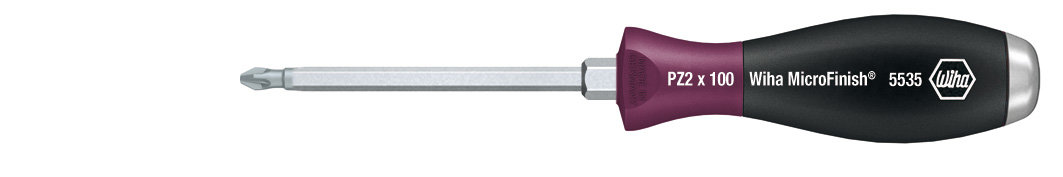 Wiha MicroFinish Krstasti PZ odvijač (5535) PZ1 x 80 mm